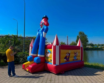 детский батут клоун спб